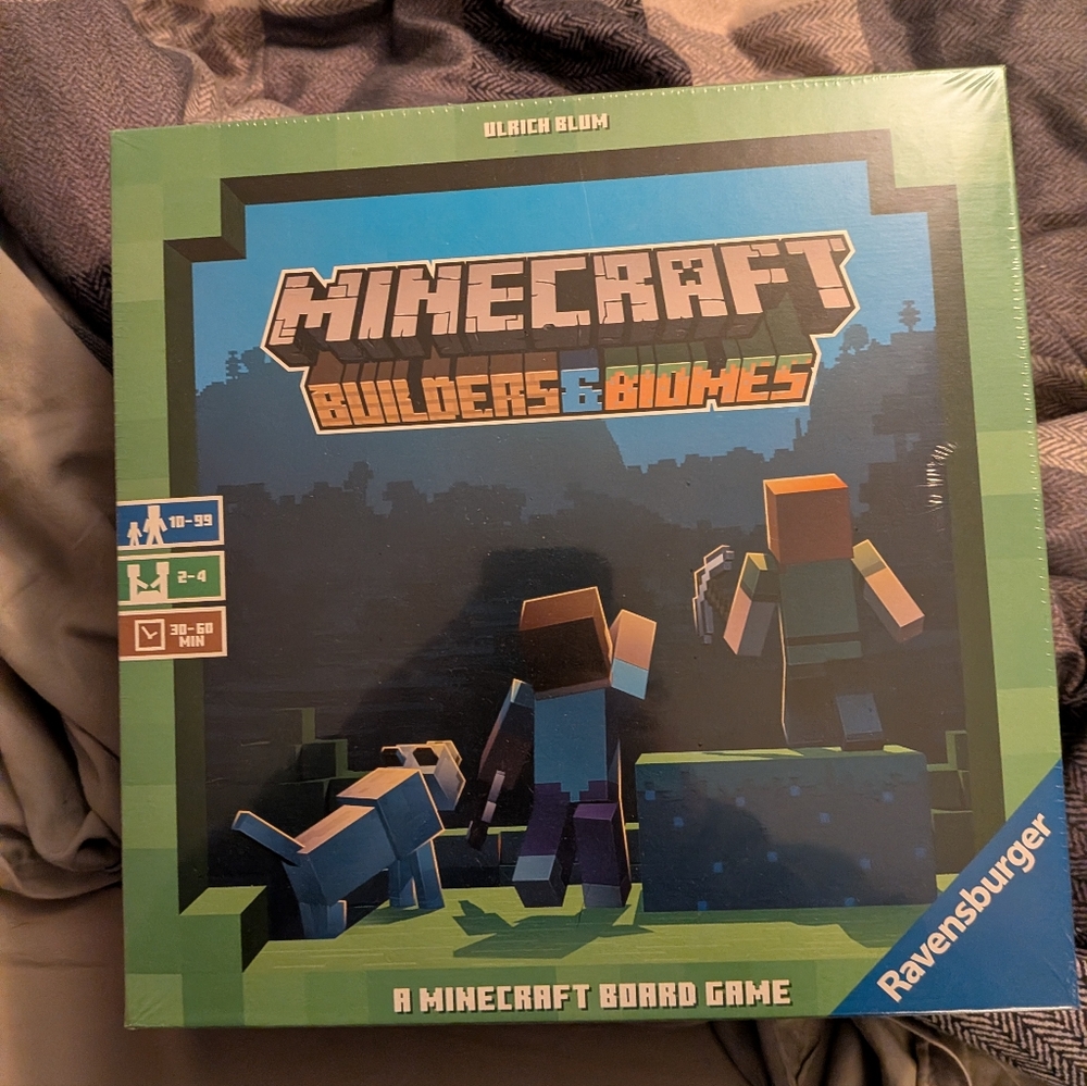 Ravensburger Minecraft Builders & Biomes Board Game Brand New